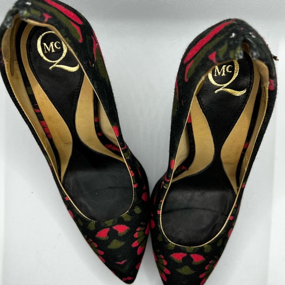 NWOT Alexander McQueen Camo Cantilever Heels Wedge Platforms McQ Pumps - Picture 2 of 9